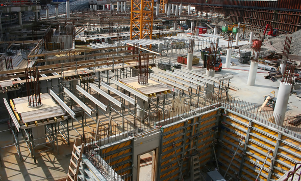 Большая стройка. Самая бальшаястройка макет. Terraced Construction site. Дальше больше строительство.