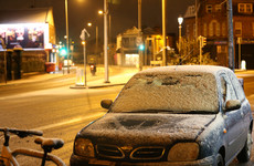 Icy conditions have led to treacherous roads and some bus cancellations this morning