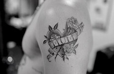 Brooklyn Beckham's after getting a massive tattoo for his mam Victoria... It's the Dredge