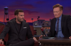 Jamie Dornan expertly showed Conan O'Brien how to do a perfect 'blue steel' to camera