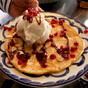 We asked a master crêpier to make us a 'Valentine's pancake'