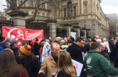 'We're gonna need a better boat': Tory Island protest outside Leinster House