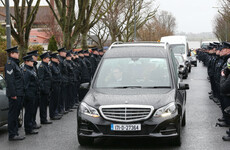 Hundreds of gardaí turn out to form guard of honour at Superintendent Colm Fox's funeral