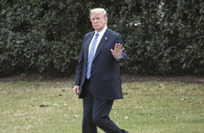 Donald and Melania Trump travel in separate cars amid affair claims from Playboy model