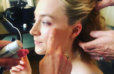 Saoirse Ronan's makeup artist ditched the contouring to give her a Glossier glow at the BAFTAs