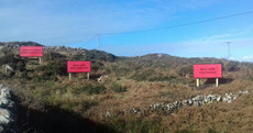 Three billboards erected outside small Galway village in honour of Martin McDonagh