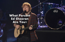 What Percent Ed Sheeran Are You?