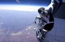 Video, photos: Jumping out of a space capsule at 21,800 metres