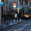 The Luas goes at a 'slow jogging pace' through Dublin city