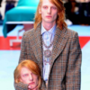 Everyone is making the same joke about Domhnall Gleeson and Gucci's severed heads at Milan Fashion Week