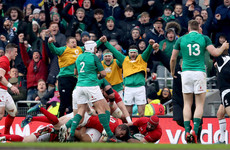 Grand Slam hopes alive as Ireland notch bonus-point win against Wales