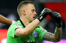 German side score bizarre tap-in after goalkeeper stops to drink from water bottle