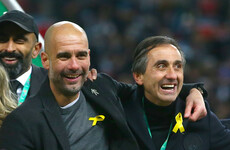 'Before being a manager, I'm a human being': Guardiola defends wearing Catalonia political symbol
