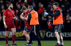 Major blow for Munster as openside Chris Cloete fractures his forearm