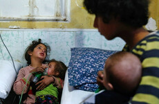 Candid recordings of female doctor from field hospital in East Ghouta