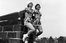 Mini-skirts facing the chop in Italian beach town
