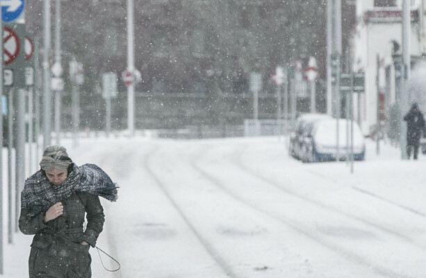 Medical staff sleep in wards and brave dangerous weather to make it to hospitals