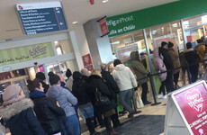 Large queues formed outside post offices ahead of lunchtime shutdown