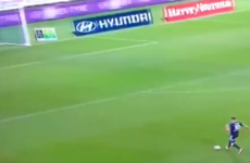 There was a mad end to the Melbourne derby that produced this 99th-minute open-goal miss