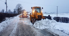 Drivers warned about snow and ice falling onto road as clean-up continues