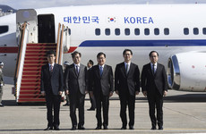 North Korea's Kim Jong-un plays host to South Korean envoys for historic talks