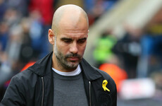 Pep Guardiola accepts FA charge over yellow ribbon