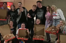 Ed Sheeran sent a rake of pizza to fans who have camped outside venue for two days