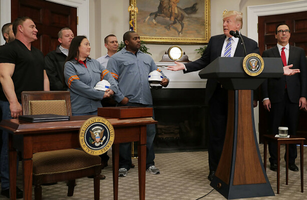 US trading partners condemn Trump tariffs as trade war fears grow