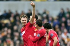 Jonny Evans relieved to at last grab first United goal
