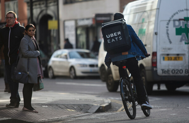 Ubereats store cyclist pay