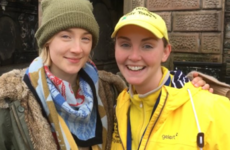 Saoirse Ronan watched Ireland win the Six Nations on Saturday in a Co Derry pub