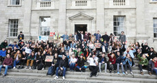 Trinity students occupy building and block entrances in protest against exam resit fees