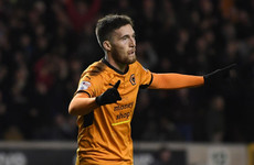 Doherty scores twice for leaders Wolves on good night for Irish players in the Championship