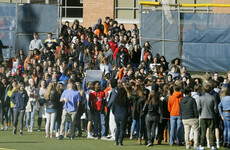 'Enough is enough': School students across the US stage walkouts against gun violence