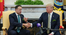 Donald Trump says he wants to come to Ireland as he meets Leo Varadkar in the Oval Office