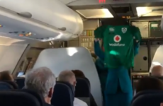 Aer Lingus had a nice surprise for Irish rugby fans heading over for the big match