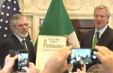 Mayor of New York declares today as Gerry Adams Day