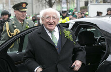 Just 9 pictures of Michael D. Higgins having a ball on St. Patrick's Day