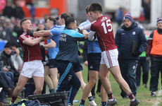 Late point grabs draw for Galway against 14-man Dublin in feisty clash at Pearse Stadium