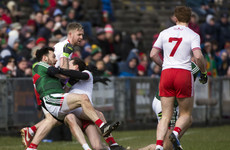 Red cards, black cards and injuries - Tyrone run out victors by 12 points as Mayo face battle to avoid the drop