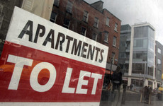 There are four counties where the average rent exceeds €1,000 per month