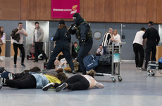 Pictures: Gardaí and Defence Forces carry out dramatic terror training at Shannon Airport