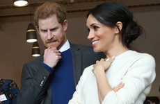 Prince Harry and Meghan Markle were pretty grossed out by a prosthetic foot in Belfast yesterday