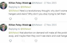 New Young Fine Gael chairman says his 'coathanger abortion' comment was 'atrocious'