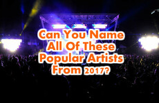 Can You Name All Of These Popular Artists From 2017?