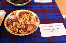Here's what someone served at a Simpsons-themed dinner party