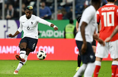 Pogba curls home beautiful free-kick to help France beat Russia