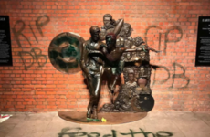 The first David Bowie memorial statue in the UK has been vandalised less than 48 hours after being erected