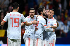 Isco nets hat-trick as Spain hit woeful Argentina for six