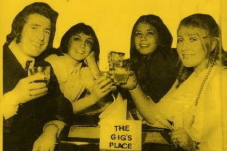 Edele King (aka Twink) appeared at The Gigs Place official opening in 1970.